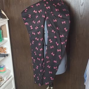 Women's Pink Bow themed pants Skinny Jeans Plus
